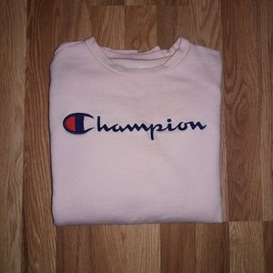Pink Champion crewneck